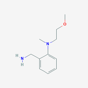 molecular formula C11H18N2O B2962551 2-(aminomethyl)-N-(2-methoxyethyl)-N-methylaniline CAS No. 1291358-34-3