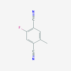 molecular formula C9H5FN2 B2962590 2-Fluoro-5-methylterephthalonitrile CAS No. 368426-67-9