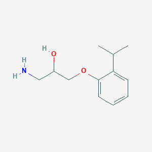 molecular formula C12H19NO2 B2962628 1-Amino-3-(2-isopropyl-phenoxy)-propan-2-ol CAS No. 524730-42-5