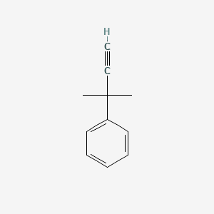molecular formula C11H12 B2962655 (2-methylbut-3-yn-2-yl)benzene CAS No. 28129-05-7