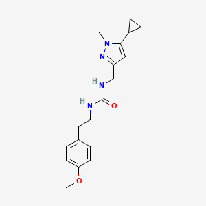 1-((5-cyclopropyl-1-methyl-1H-pyrazol-3-yl)methyl)-3-(4-methoxyphenethyl)urea