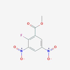 molecular formula C8H5FN2O6 B2962696 Methyl 2-fluoro-3,5-dinitrobenzoate CAS No. 367946-80-3