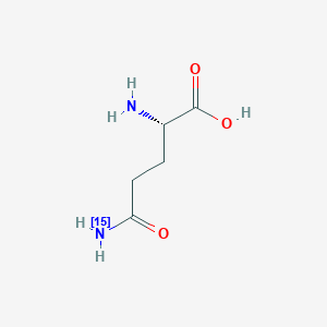 molecular formula C5H10N2O3 B029627 L-Glutamine-amide-15N CAS No. 59681-32-2