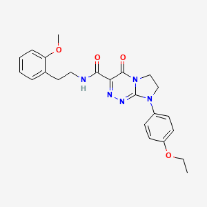 8-(4-ethoxyphenyl)-N-(2-methoxyphenethyl)-4-oxo-4,6,7,8-tetrahydroimidazo[2,1-c][1,2,4]triazine-3-carboxamide