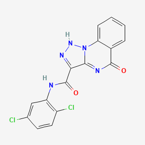 N-(2,5-dichlorophenyl)-5-hydroxy[1,2,3]triazolo[1,5-a]quinazoline-3-carboxamide