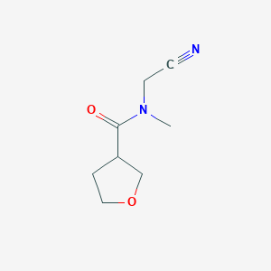 N-(cyanomethyl)-N-methyloxolane-3-carboxamide