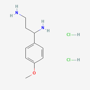 1-(4-Methoxyphenyl)propane-1,3-diamine dihydrochloride