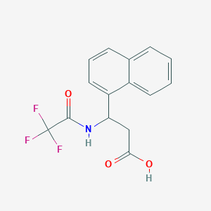 3-(1-Naphthyl)-3-[(2,2,2-trifluoroacetyl)amino]propanoic acid