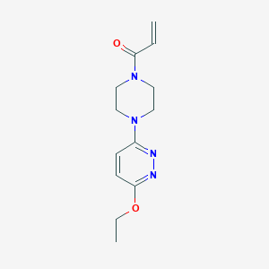 1-[4-(6-Ethoxypyridazin-3-yl)piperazin-1-yl]prop-2-en-1-one