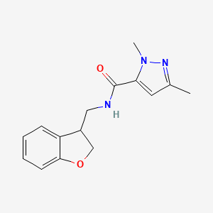 N-[(2,3-dihydro-1-benzofuran-3-yl)methyl]-1,3-dimethyl-1H-pyrazole-5-carboxamide