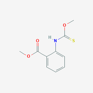 molecular formula C10H11NO3S B2962787 methyl 2-[(methoxycarbothioyl)amino]benzoate CAS No. 675819-71-3