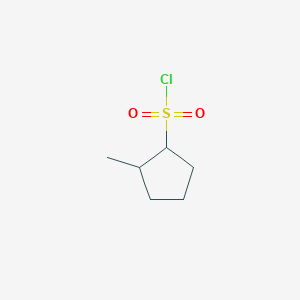molecular formula C6H11ClO2S B2962799 2-Methylcyclopentane-1-sulfonyl chloride CAS No. 1495792-59-0