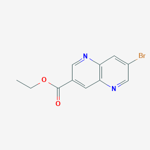 Ethyl 7-bromo-1,5-naphthyridine-3-carboxylate