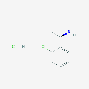 molecular formula C9H13Cl2N B2962827 (R)-1-(2-Chlorophenyl)-N-methylethan-1-amine hcl CAS No. 2250243-77-5