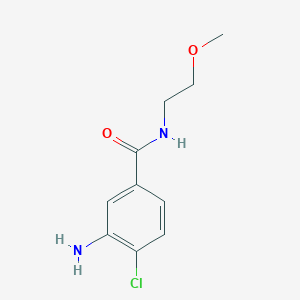 3-amino-4-chloro-N-(2-methoxyethyl)benzamide