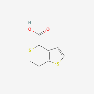 B2962851 4H,6H,7H-thieno[3,2-c]thiopyran-4-carboxylic acid CAS No. 107292-02-4