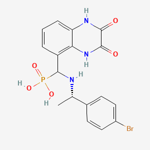 molecular formula C17H17BrN3O5P B2962860 Peaqx CAS No. 459836-30-7