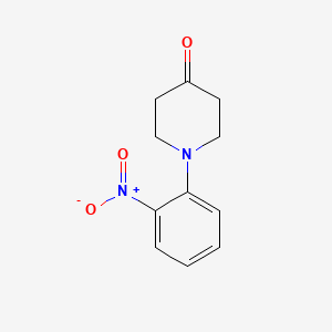molecular formula C11H12N2O3 B2962885 1-(2-Nitrophenyl)piperidin-4-one CAS No. 218610-21-0