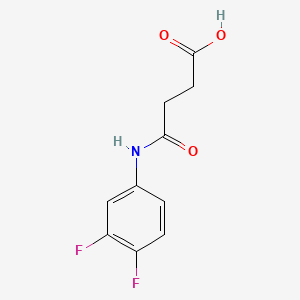 molecular formula C10H9F2NO3 B2962889 4-(3,4-Difluoroanilino)-4-oxobutanoic acid CAS No. 438619-08-0