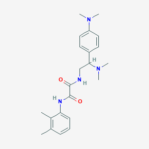 molecular formula C22H30N4O2 B2962978 N'-[2-(dimethylamino)-2-[4-(dimethylamino)phenyl]ethyl]-N-(2,3-dimethylphenyl)ethanediamide CAS No. 899956-72-0