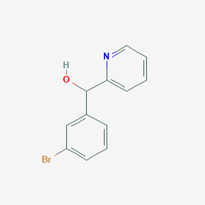 molecular formula C12H10BrNO B2963032 (3-Bromophenyl)(pyridin-2-YL)methanol CAS No. 856957-26-1