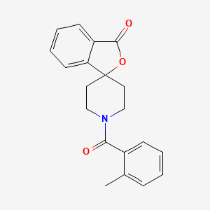 B2963056 1'-(2-methylbenzoyl)-3H-spiro[isobenzofuran-1,4'-piperidin]-3-one CAS No. 1797271-91-0