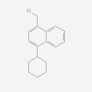 molecular formula C17H19Cl B029631 1-Chloromethyl-4-cyclohexylnaphthalene CAS No. 71109-04-1