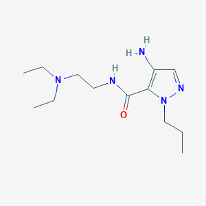 4-Amino-N-[2-(diethylamino)ethyl]-1-propyl-1H-pyrazole-5-carboxamide