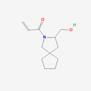 1-[3-(Hydroxymethyl)-2-azaspiro[4.4]nonan-2-yl]prop-2-en-1-one
