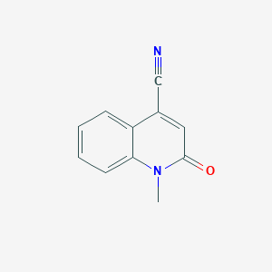 molecular formula C11H8N2O B2963518 1-Methyl-2-oxo-1,2-dihydroquinoline-4-carbonitrile CAS No. 56062-93-2