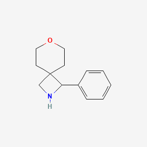 molecular formula C13H17NO B2963634 1-Phenyl-7-oxa-2-azaspiro[3.5]nonane CAS No. 1909337-33-2