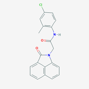 molecular formula C20H15ClN2O2 B296378 N-(4-chloro-2-methylphenyl)-2-(2-oxobenzo[cd]indol-1(2H)-yl)acetamide 
