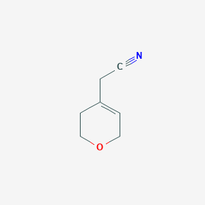 molecular formula C7H9NO B2963783 2-(3,6-Dihydro-2H-pyran-4-yl)acetonitrile CAS No. 854696-48-3
