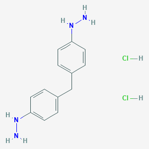 molecular formula C13H18Cl2N4 B029638 二(4-肼基苯基)甲烷二盐酸盐 CAS No. 100829-65-0