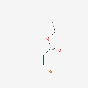 molecular formula C7H11BrO2 B2963862 Ethyl 2-bromocyclobutane-1-carboxylate CAS No. 2983-89-3
