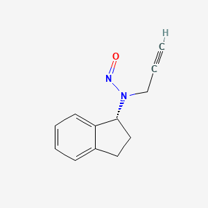molecular formula C12H12N2O B2963991 N-Nitro Rasagiline CAS No. 2470278-90-9