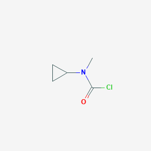 molecular formula C5H8ClNO B2964101 N-cyclopropyl-N-methylcarbamoyl chloride CAS No. 71682-16-1