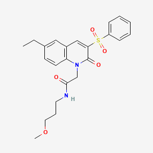 B2964158 2-(4-oxothieno[3,2-c]pyridin-5(4H)-yl)-N-[4-(trifluoromethoxy)phenyl]acetamide CAS No. 1116084-11-7