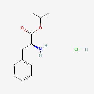 molecular formula C12H18ClNO2 B2964183 L-phenylalanine isopropyl ester hydrochloride CAS No. 95585-78-7