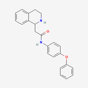 N-(4-phenoxyphenyl)-2-(1,2,3,4-tetrahydroisoquinolin-1-yl)acetamide