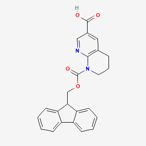 8-(9H-Fluoren-9-ylmethoxycarbonyl)-6,7-dihydro-5H-1,8-naphthyridine-3-carboxylic acid