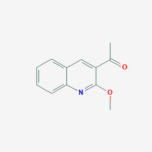 molecular formula C12H11NO2 B2964290 1-(2-Methoxyquinolin-3-yl)ethanone CAS No. 850171-06-1