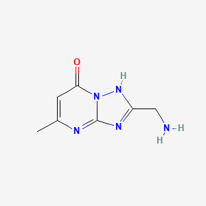2-(Aminomethyl)-5-methyl-[1,2,4]triazolo[1,5-a]pyrimidin-7-ol