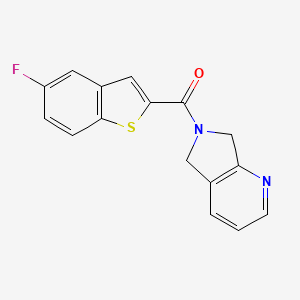 (5-fluorobenzo[b]thiophen-2-yl)(5H-pyrrolo[3,4-b]pyridin-6(7H)-yl)methanone