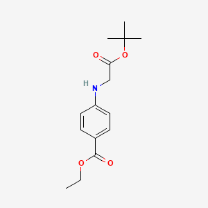 Ethyl 4-(tert-butoxycarbonyl(methyl) amino)benzoate