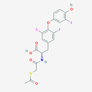 molecular formula C19H16I3NO6S B2964346 T3-ATA (S-isomer) 