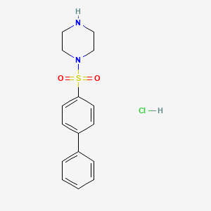 1-(4-Phenylbenzenesulfonyl)piperazine hydrochloride