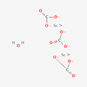 molecular formula C3H2O10Sc2 B2964377 Scandium(III) Carbonate Hydrate CAS No. 17926-77-1; 5809-49-4; 944900-55-4