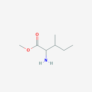 molecular formula C7H15NO2 B2964406 Methyl 2-amino-3-methylpentanoate CAS No. 18869-44-8; 1943758-28-8; 2577-46-0