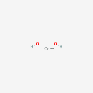 molecular formula CrH2O2 B2964417 Chromium(II) hydroxide CAS No. 12018-01-8; 12626-43-6